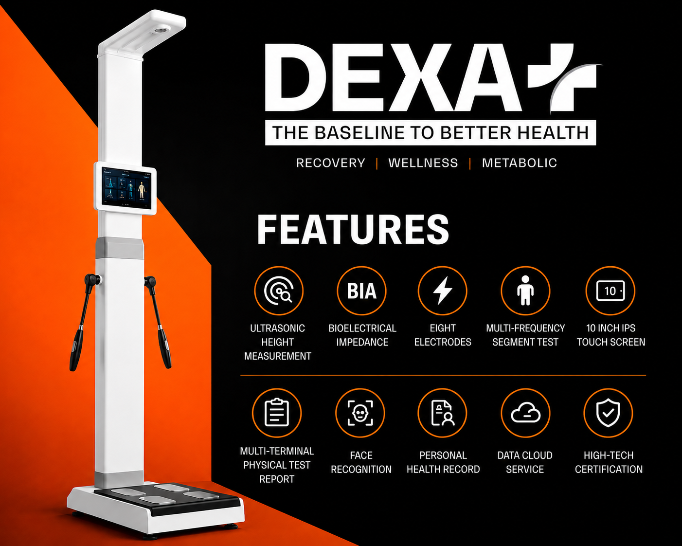 Advanced Clinical Bioimpedance Device for Accurate Body Composition Analysis