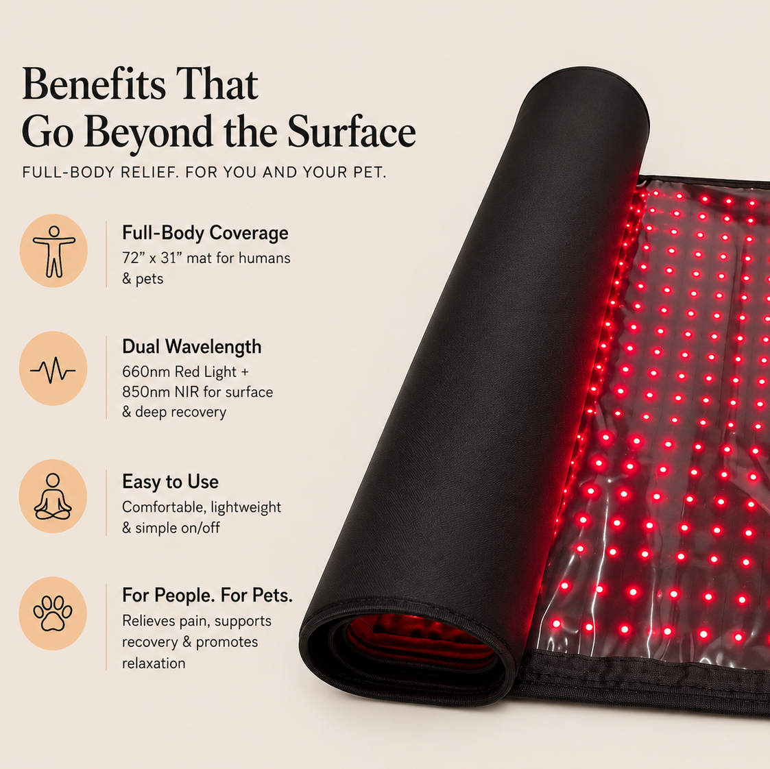 DEXA+ Red Light Mat
