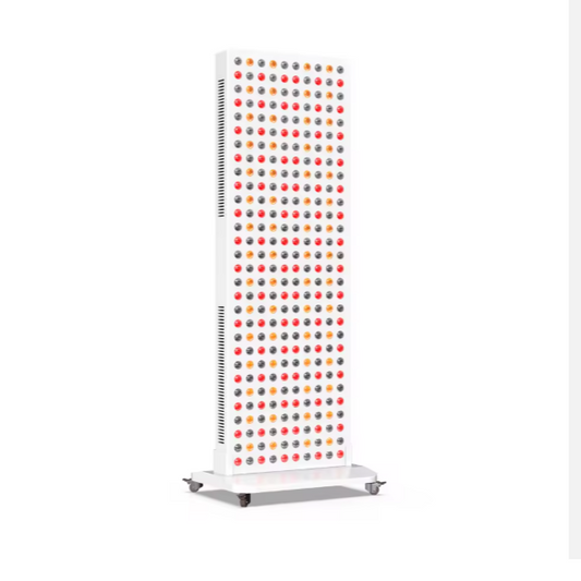 Red light panel with 5 wavelengths red light by DEXA Plus VitaLite 300 with mobile stand