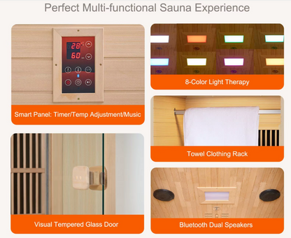 Single Person Infrared Sauna – Your Personal Wellness Sanctuary