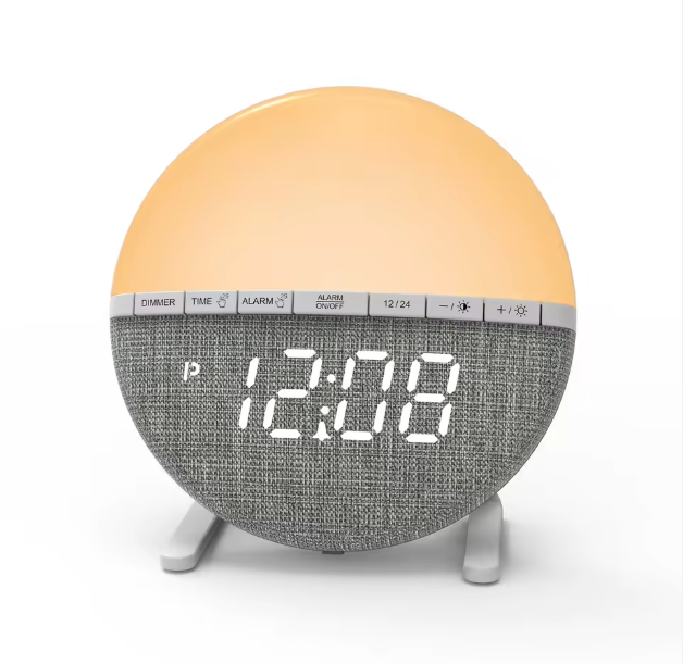 Simulated Sunrise Wake-Up Light Alarm Clock