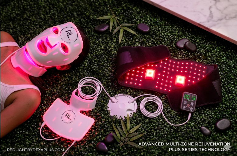 Glow & Recovery Bundle Red Light Mask & Belt